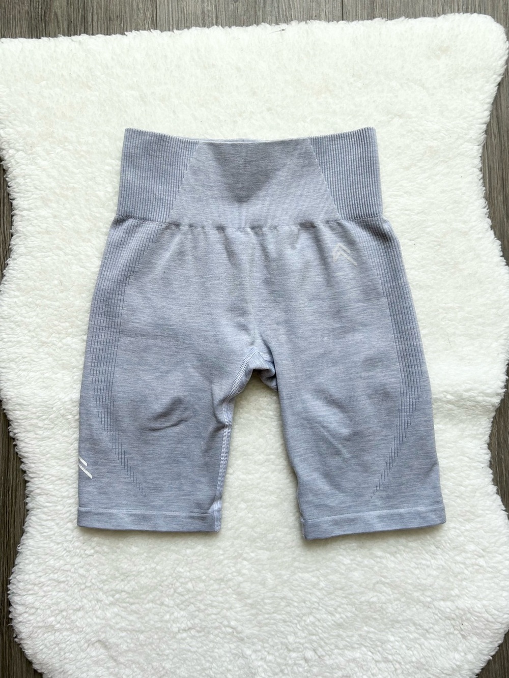 Oner Active Seamless Grey High-Waist Bike Shorts